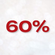 - 60%